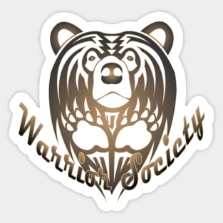 Warrior Society (Bear) Sticker
